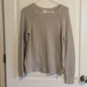 Heather grey casual sweater